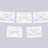 Amor White Plastic Picado Banner