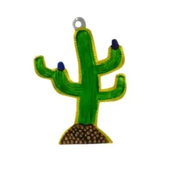 Arizona Cactus Tin Ornament
