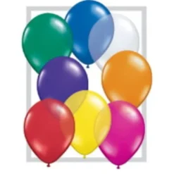 16" Assorted Color Jewel Tone Balloons