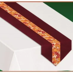 Autumn Leaves Fabric Table Runner
