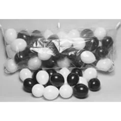 Balloon Bag with Black and White Balloons