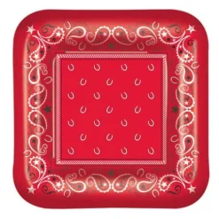 Bandana Plates 9"