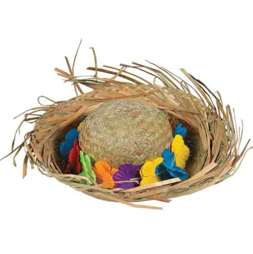 Beachcomber Hat With Flowers