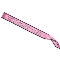 Birthday Diva Satin Sash