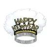 Black and Gold Feathered New Year Tiara