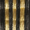 Black and Gold Metallic Table Skirt