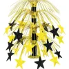Black and Gold Star Cascade Centerpiece