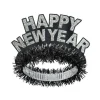 Black and Silver New Year Fringed Tiara