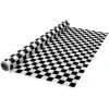 100' Black and White Checker Table Roll