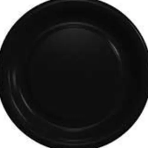 Black Dessert Plates