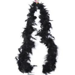 Black Feathered Boa
