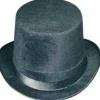 Black Felt Top Hat