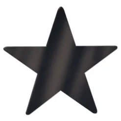 15" Black Foil Star