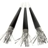 Black Horn with Silver Fringe