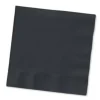 Black Luncheon Napkins