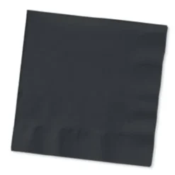 Black Luncheon Napkins