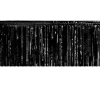 Black Metallic Fringe Table Skirt