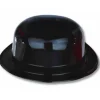 Black Plastic Derby