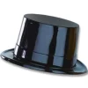 Black Plastic Top Hat