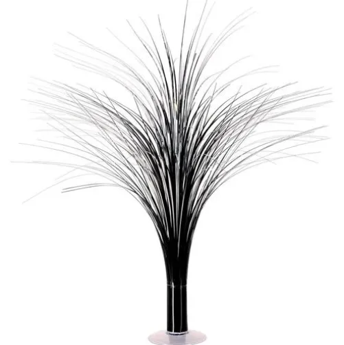Black Silver Metallic Spray Centerpiece