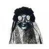 Black Spider Mask with Veil