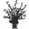 Black Starburst Centerpiece