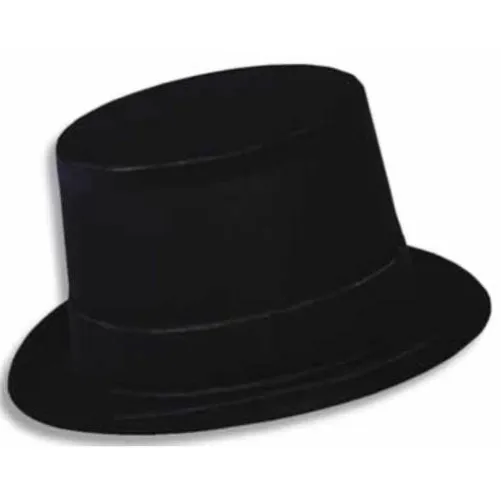 Black Velour Top Hat