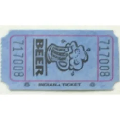 Blue Beer Ticket Roll