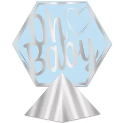 Blue 3D Oh Baby Centerpiece