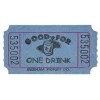 Blue Drink Ticket Roll