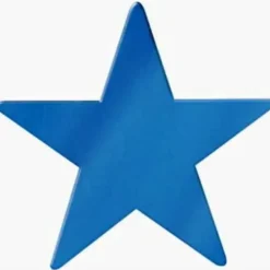 15" Blue Foil Star