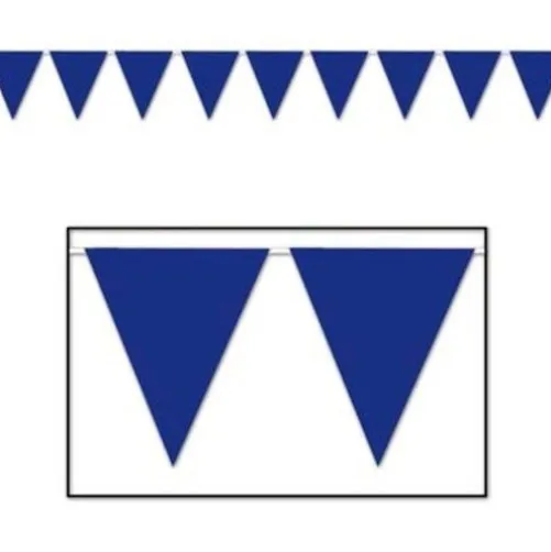 Blue Pennant Banner