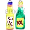 Bottles Tin Ornament