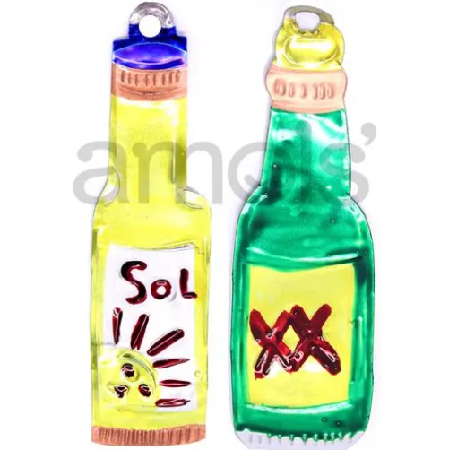 Bottles Tin Ornament