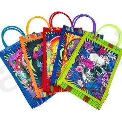 Box Style Sugar Skull Mesh Bag