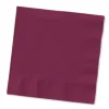 Burgundy Beverage Napkins