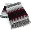 Burgundy Mexican Blanket
