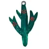 Cactus with Flowers Tin Ornament