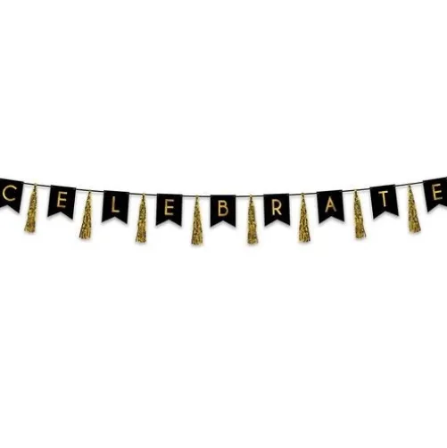 Celebrate Tassel Streamer