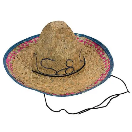 Child's Straw Sombrero