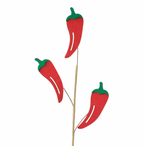 Chili Pepper Felt Spray 30"