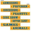 Circus Sign Cutouts