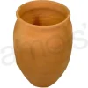 Clay Flower Vase 6"