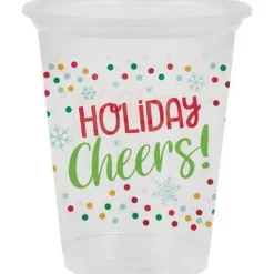 Clear Holiday Fun Tumbler 16oz