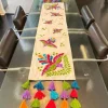 Colorful Bird Table Runner