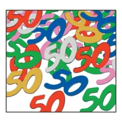 50 Confetti Multicolor