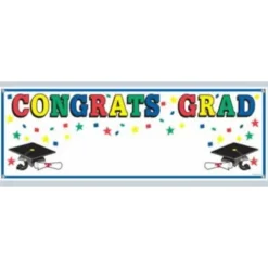 Congrat Grad Sign Banner