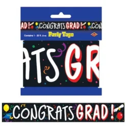 Congrats Grad Party Tape