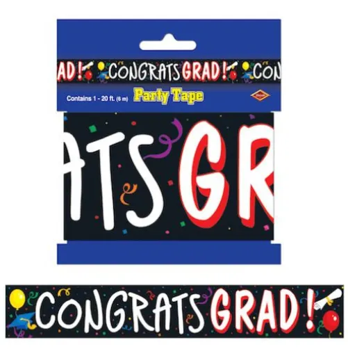Congrats Grad Party Tape