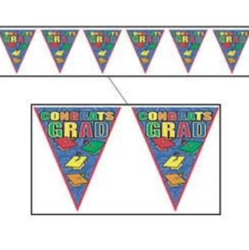 Congrats Grad Pennant Banner